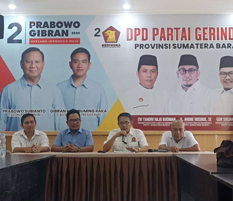 Mulai Besok, Gerindra Sumbar Buka Pendaftaran Bakal Calon untuk Pilkada&nbsp;2024