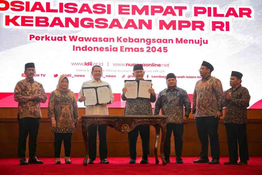 MPR RI dan DPP LDII Teken MoU Sekolah Virtual Kebangsaan, Tenaga Pengajar LDII Jadi Target&nbsp;Awal